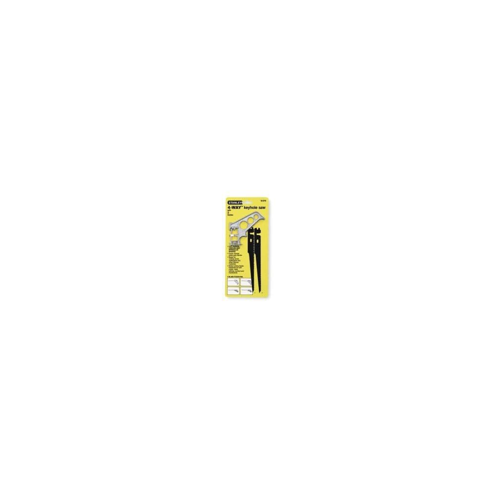 Stanley 4 Way Keyhole Saw - Cuts Metal & Wood -2