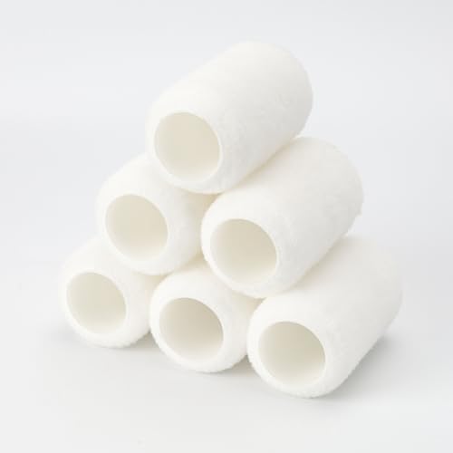 Bates- Paint Roller Covers, 4 Inch, 6 Pack, 1/2