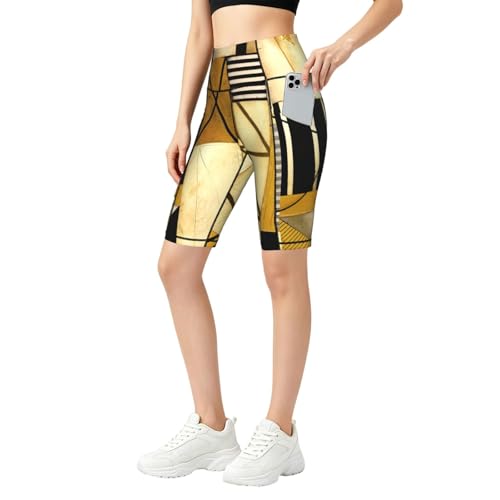 Short de yoga anti glissement avec poches pratiques pour femme