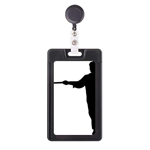 Porte-badge enrouleur kung-fu Shaolin pour carte accès arts martiaux