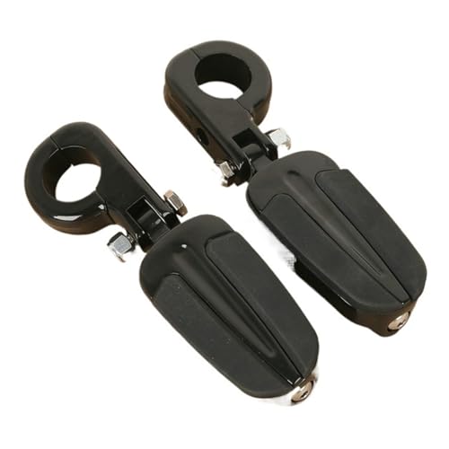 Reposapiés de 32 mm con soportes compatibles con Harley Dyna Low Rider FXDL compatible con Yamaha compatible con Kawasaki compatible con Suzuki