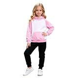 Generisch Mädchen Zweiteiler Set mit Kapuzenpullover und Jogginghose