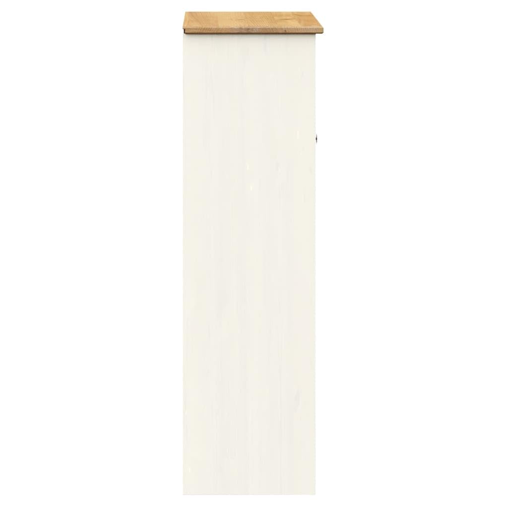ShGaxin Biały blat komody, 78 x 30 x 100 cm, z litego drewna sosnowego, mebli, szafek i schowków, bufetu i kredensów-353206