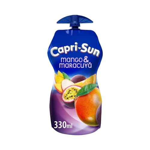 Bebida de fruta de mango y maracuya, 33 cl, paquete de 12 unidades