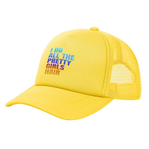 I Do All The Pretty Girls Hair Hat Funny Women Mesh Cap2