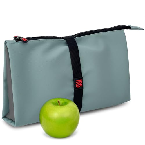 Iris Barcelona - Snack Bag Plegable 2,75 L - Bolsa Térmica Porta Alimentos Compacta 24x13x30 cm con Goma Ajustable para Bocadillo, Fiambrera, Merienda | Lunch Bag Ideal para Trabajo y Viajes | Mint
