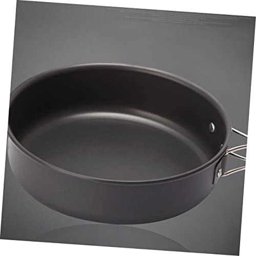 CIYODO Portable Camping Pot Non Stick Pan Frying Pan for Home Outdoor Cooking - Image 5