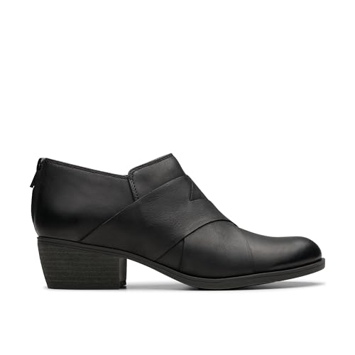 Clarks Collection Women's Charlten Gema Loafer, Black Leather, 8 Medium US by Clarks - Image 2