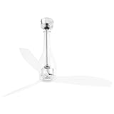 ETERFAN es un ventilador de techo con motor DC de líneas modernas de diseño propio. Para habitaciones a partir de 17,6m2.