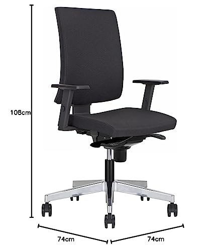 Chaise de bureau ergonomique Nowy Styl Navigo design haut de gamme noir