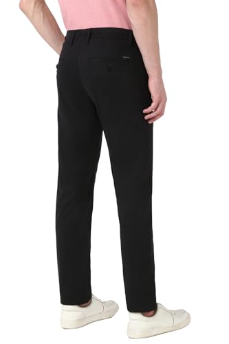 Image of Peter England Men's Skinny Fit Mid Rise Premium Casual Trouser Chinos