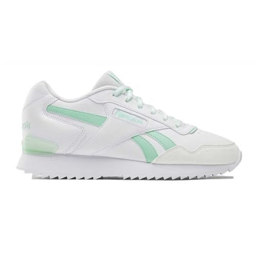 Reebok Glide Ripple Clip, Zapatillas Mujer, FTWR White/Hint Mint/Pure Grey 1, 35.5 EU