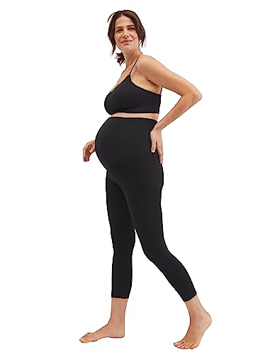 Motherhood Maternity Women's Maternity Essential Stretch Secret Fit Belly Leggings Xs-3X Available In 1 Pack & 2 Packs, Black, Medium #TOP2