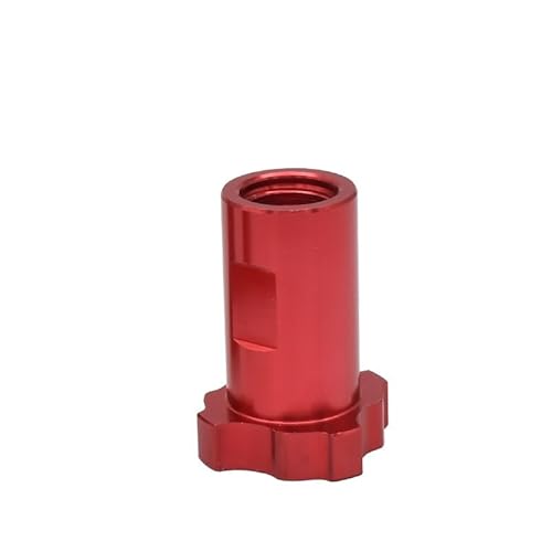 スプレーガンカップアダプター ペイントスプレーガンコネクタ スプレーペイントガン用 使い捨て計量カップ 赤 クイックコネクタ(Inter M14X1)