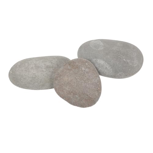 TOYANDONA 3pcs Reptile Basking Stones for Turtle Tanks Natural Platform for Turtles and Reptiles for Aquariums and Terrariums Random Colors