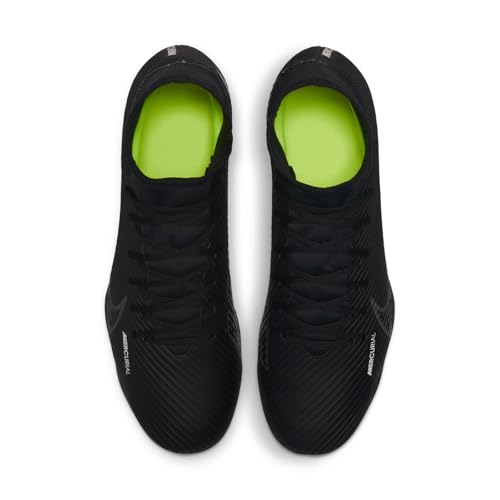 Nike Nike Men's Mercurial Superfly 9 Club Fg/MgSneaker, Black Dk Smoke Grey Summit White Volt, 12 US