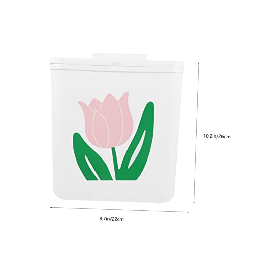 Cubo de basura rectangular decorativo para cocina miniatura 2