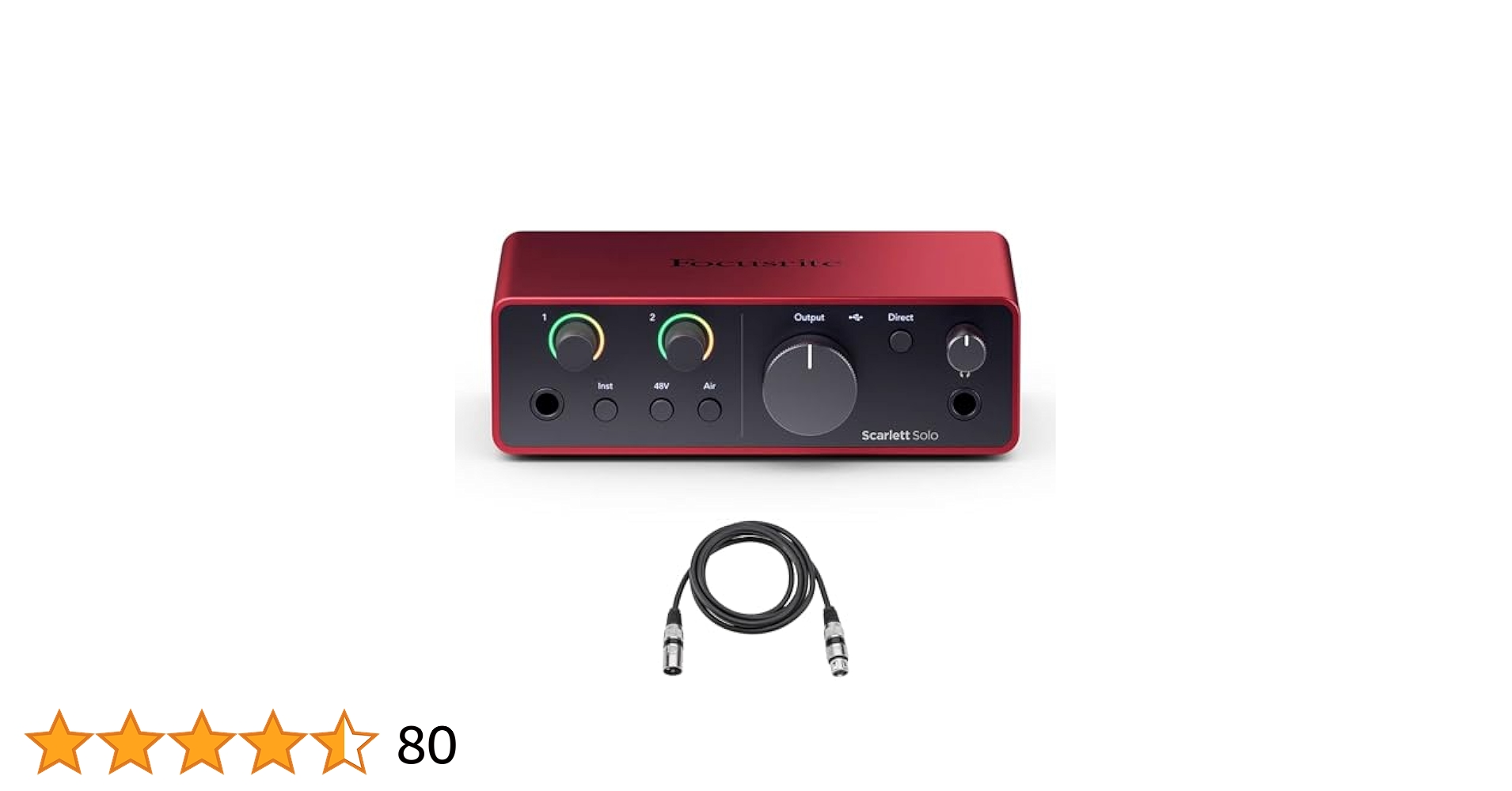 Focusrite Scarlett Solo 4Gen インターフェイス Scarlett Solo 4th Generation | Focusrite