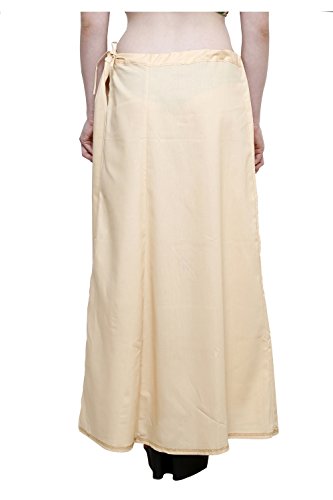 Image of Pistaa's combo of Women's Cotton Best Plain Solid Indian Readymade Inskirt Saree petticoats