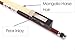 Vetimobato 4/4 Full Size Violin Bow - Brazilwood with Ebony Frog & Natural Mongolian Horsehair - Perfect for Adults, Students, Beginners - Traditional Fiddle Bow for 4/4 Violins (4/4)