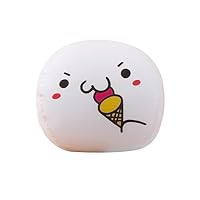 Tebinzi Cute Pillows for Kids - Portable Face Emoticon Cushion Foam Particle Pillow | Mult-use Decorative Round Sphere Cushion Expression Emoticon Pillow Stuffed Plush Pillow for Kids