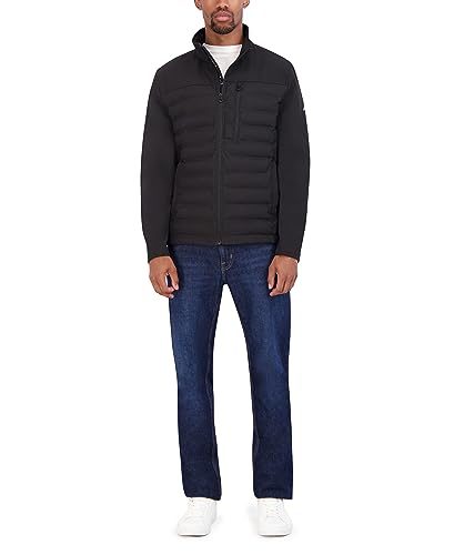 Image of Nautica Men's Lightweight Softshell Jacket - Bonded Fleece Lining, Regular, Big & Tall Sizes