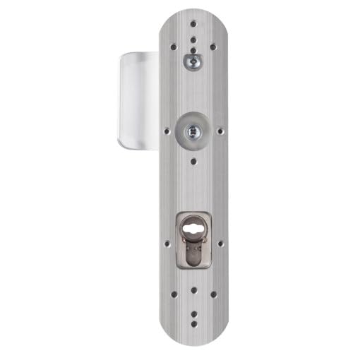 Srebrny uchwyt do drzwi paliwa - Klucz I - Secumax up - krowa