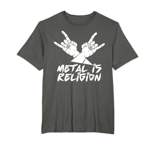 Metal Is Religion Musique Heavy Metal T-Shirt