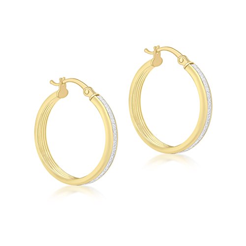 Créoles Femme 9 cts Carissima Gold : l'élégance intemporelle de l'or véritable