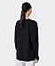 Sweaty Betty Women's After Class Longline Crewneck With Side Slit Sweatshirt, Black, Large