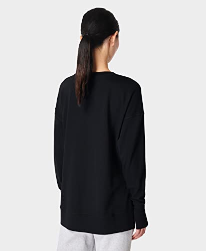 Sweaty Betty Women's After Class Longline Crewneck with Side Slit Sweatshirt2