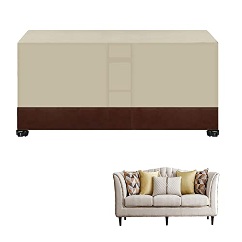 HUHJYUGE Outdoor Furniture Cover 350x260x90cm, Garden Furniture Covers Waterproof, Rectangular Patio Furniture Cover, Wind Dust Proof Rain-Snow Proof Fits for Dining Square Table Sofa