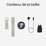 Samsung Galaxy Watch7, Montre Connectée, Suivi de Santé, Suivi de Sport, 44mm, Bluetooth, Argent, Galaxy AI, Chargeur secteur inclus (Version FR) [Exclusivité Amazon] - 9