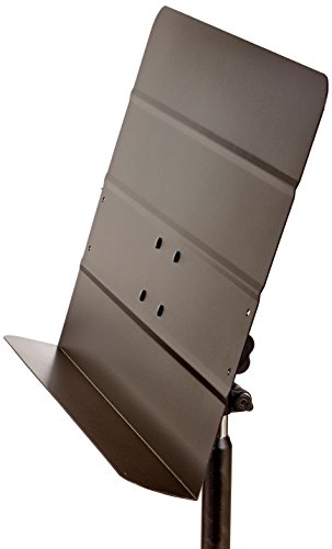 Amazon Basics Portable Height Adjustable Sheet Music Stand, Sturdy Metal, Black view 4