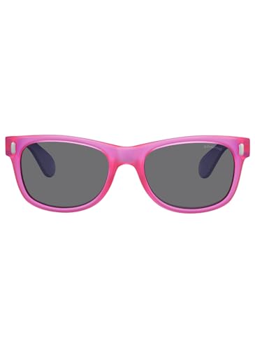 Polaroid P0115 Y2 IUB Gafas de Sol, Morado (Violet Pink Fluo/Grey Polarized), 46 Unisex niños