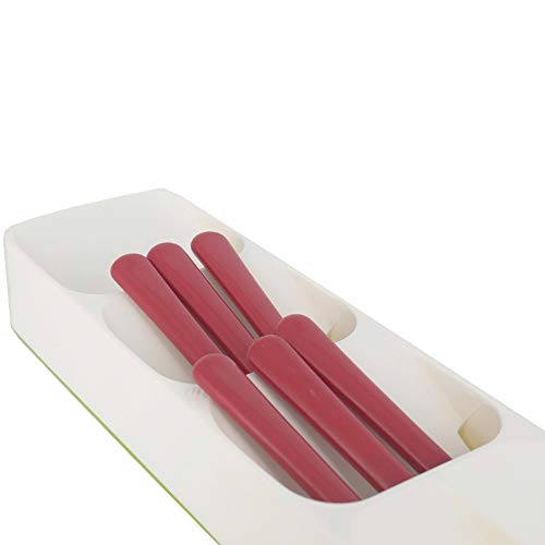 Organizador Talheres Compacto com Divisórias Gaveta - Verde