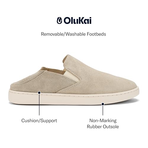 OLUKAI Pehuea Luxe Women's Suede Slip-On Shoes, Easy On & Off Design, Soft & Premium Materials, All-Day Comfort & Support4