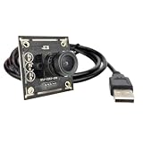 Lipski Miniatur-720p-Webcam-USB-Kameramodul, 1,0 Megapixel, UVC-Plug-Play-CMOS-Sensor, USB2.0-Kamera(12mm,3M Cable)