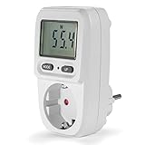 Grâce à notre compteur électrique numérique pour prises, vous pouvez désormais garder un œil sur les coûts énergétiques de vos appareils et repérer et mesurer les appareils énergivores. Appareil de mesure de l'électricité prise compteur.