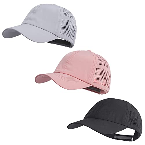 Image of HH HOFNEN Women Quick Drying Baseball Cap Sun Hat Unstructured Golf Hat