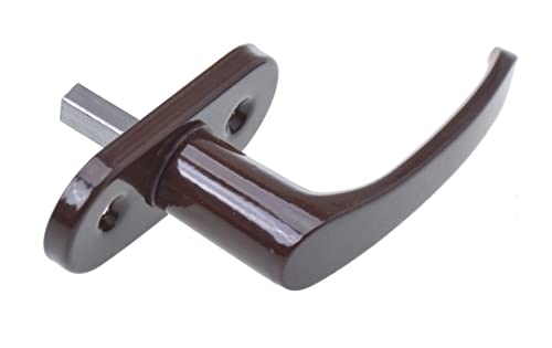 Aqbau® Poignée de fenêtre en métal marron