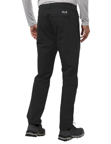 Jack Wolfskin Herren Activate Thermic Pants M Wanderhose, Schwarz, 46 EU – Ansicht 4