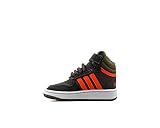 Gummisohle adidas Jungen Unisex Kinder Hoops MID 3.0 AC I Sneaker, Shadow Olive/Impact orange/Focus Olive, 19 EU