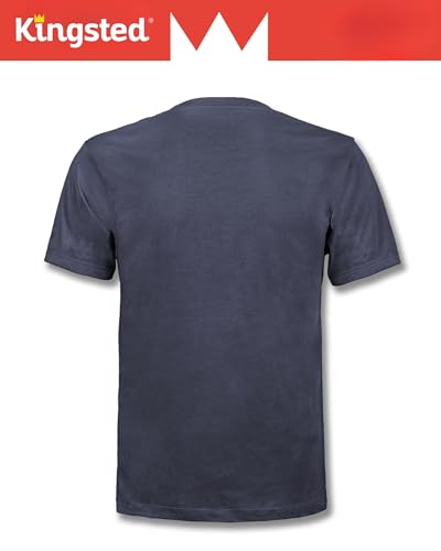 Kingsted V-Neck T-Shirts for Men - Royally Comfortable - Super Soft Premium Fabric - Well-Crafted Classic Fit - Bundle & Save3