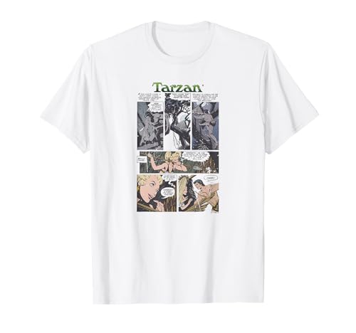 Tarzan Finding Jane Comic Strip T-Shirt