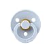 BIBS BPA-Free Natural Rubber Baby Pacifier | Made in Denmark (Baby Blue/Iron, 0-6 Months) 2-Pack
