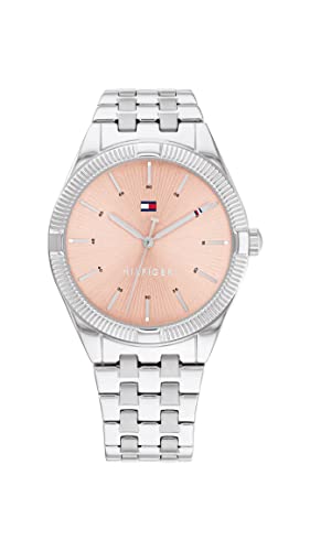 Tommy Hilfiger Pink Dial Round Shaped Casual Women Analog Watch_TH1782564W