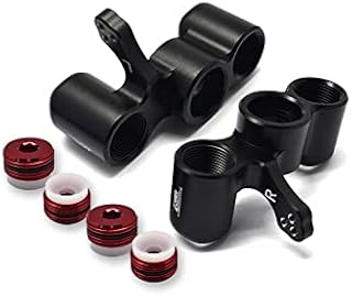 GPM Team Corally 1/10 Sketer XL4S C-00191 Upgrade Parts Aluminum Front Knuckle Arm - 6Pc Set Black