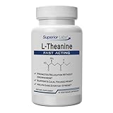 #1 L-Theanine by Superior Labs - 100% Pure, 250mg, 90 Vegetable Capsules - Made In USA, 100% Money Back Guarantee