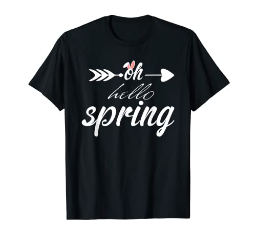 Hello Spring Shirt, Happy Spring Shirt, Happy Easter T-Shirt